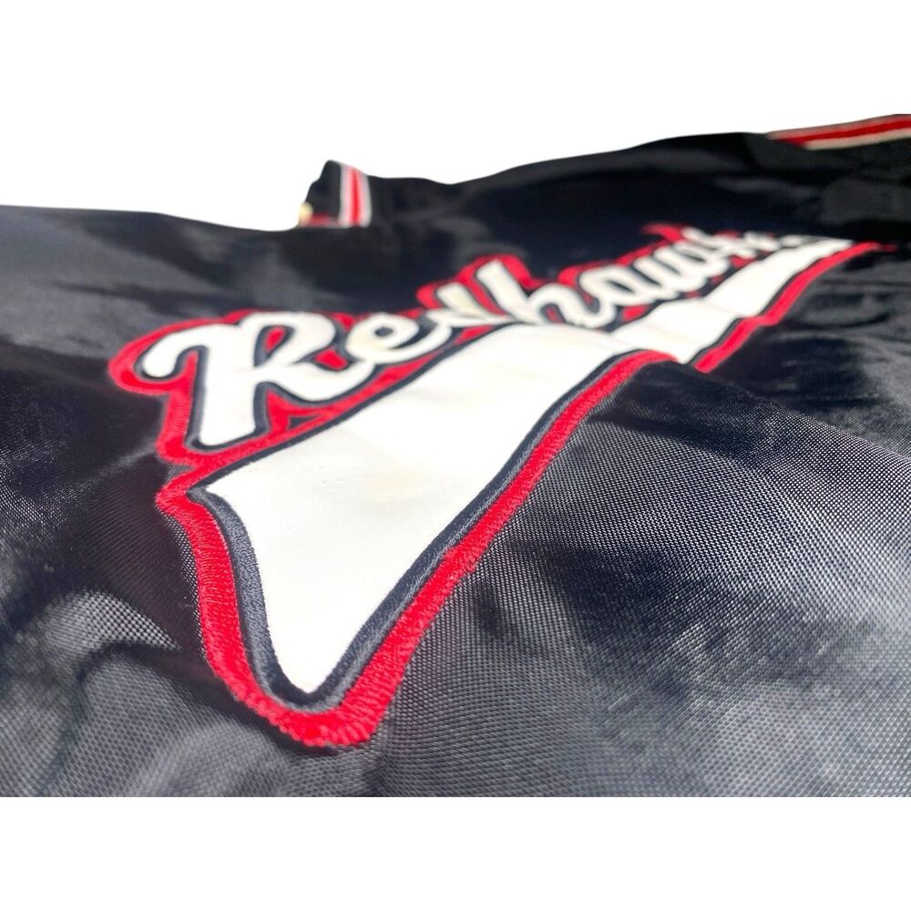 Vintage Redhawks Steve & Barry’s Jacket Mens XL Pullover Lined Nylon Windbreaker - Picture 3 of 10